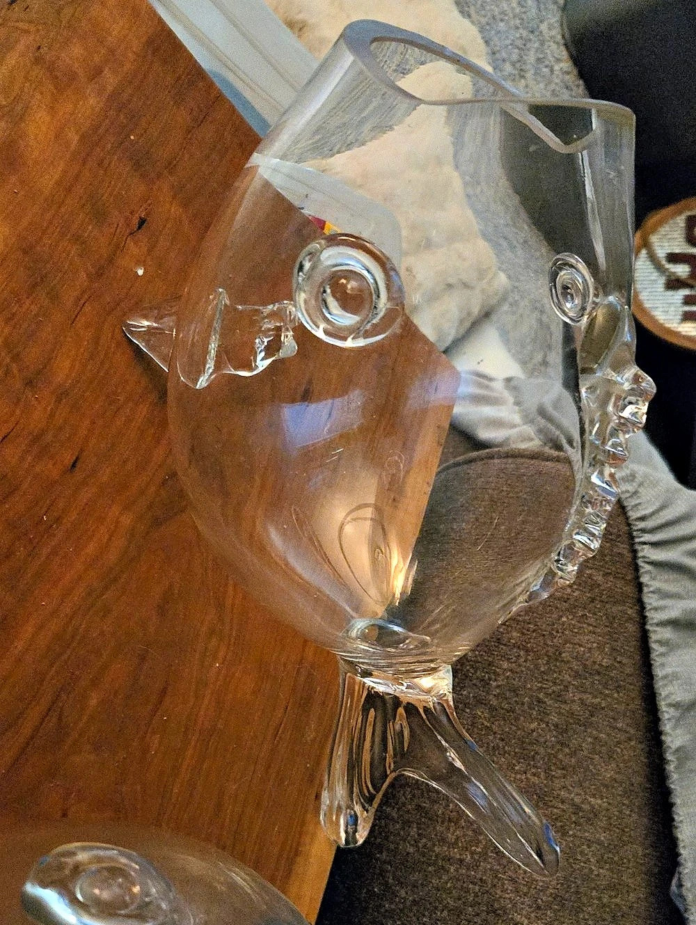 Clear Glass Blenko Fish